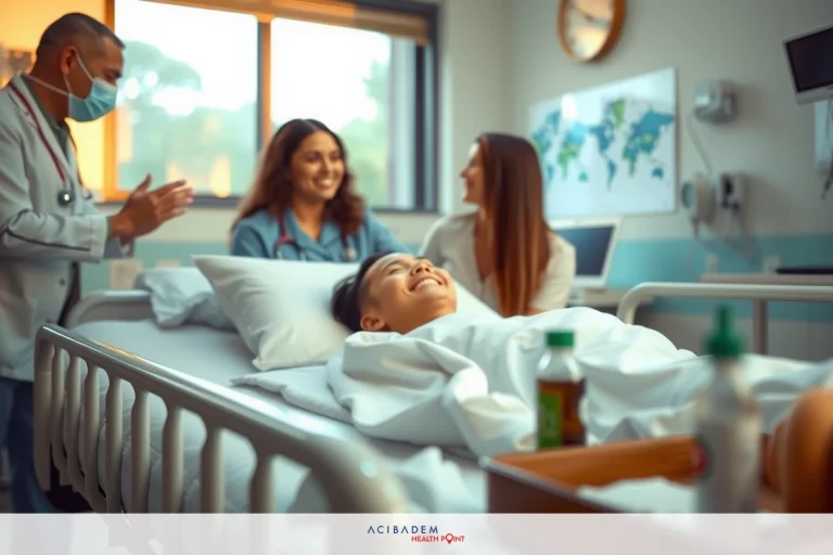 How Long After Rhinoplasty Can I Pinch My Nose The image depicts a medical setting with a group of healthcare professionals and a patient. A doctor is standing and smiling, possibly in conversation with two nurses who are also engaged in the interaction. In the foreground, there's an infant lying on a bed within a hospital room. The environment suggests a hospital or healthcare facility where care is being provided.