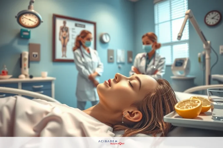 Medical professionals attending to a patient in an emergency room setting. The room is equipped with medical equipment and supplies indicative of a healthcare environment.