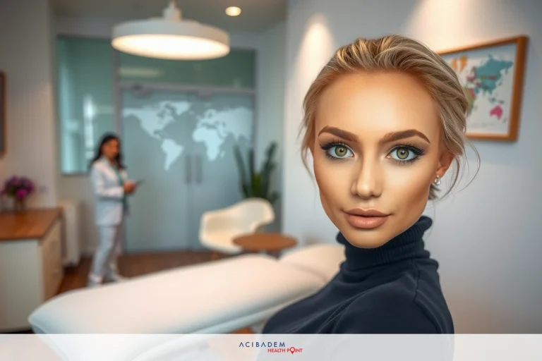 The image depicts a person in what appears to be a medical or health-related professional setting. The individual is looking directly at the camera with a neutral expression, highlighted by a soft focus that suggests they are the subject of the photograph.