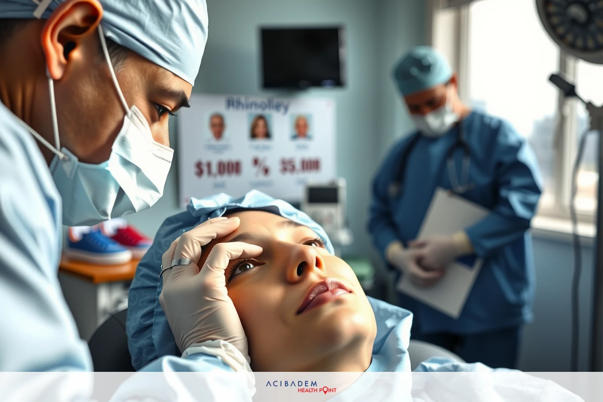 Medical professionals performing a procedure on a patient in an operating room. The room is equipped with medical instruments and monitoring equipment.