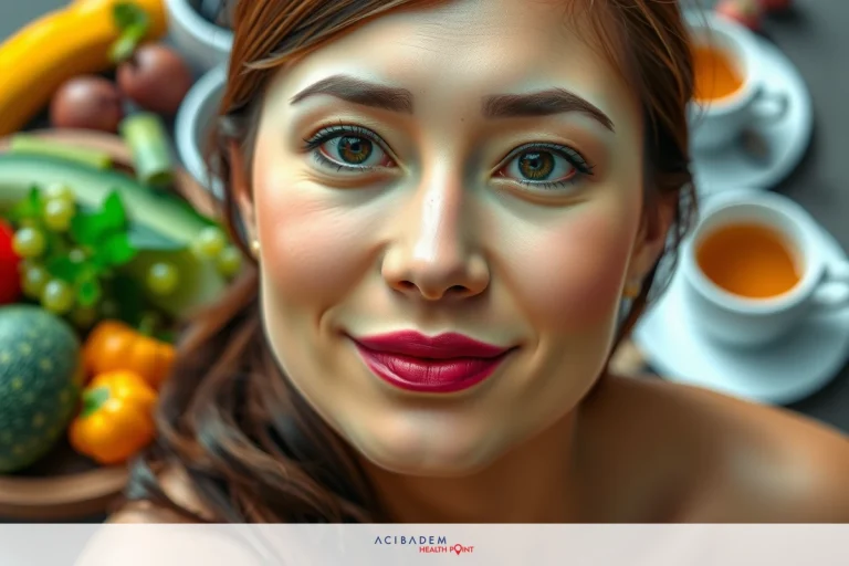 How to Get Nose Swelling Down After Rhinoplasty A woman with a radiant smile, looking directly at the camera. Her makeup is done, and she has red lipstick on.