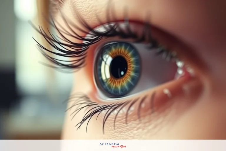 Does LASIK Eye Surgery Get Rid of Floaters? Close-up image of human eye with iris and pupil detail. The eye appears to be that of a person, possibly focusing or looking at something.