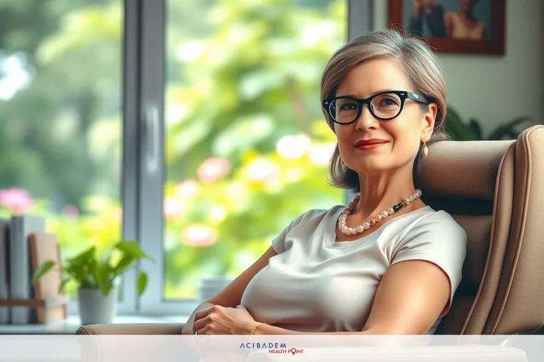 How Bad Can Your Eyes Be for LASIK This is an image of a woman seated comfortably in a living room. She appears to be relaxed and at ease, with her hands clasped together on her lap. The room has a sunlit atmosphere, suggesting it might be morning or afternoon.