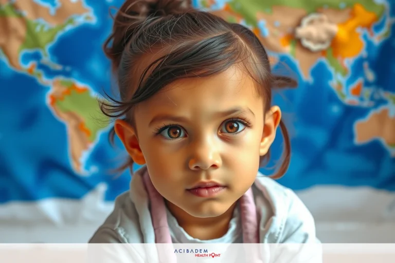 Can LASIK Correct Lazy Eye? The image shows a young girl with her hand on her head, looking downwards towards the ground.