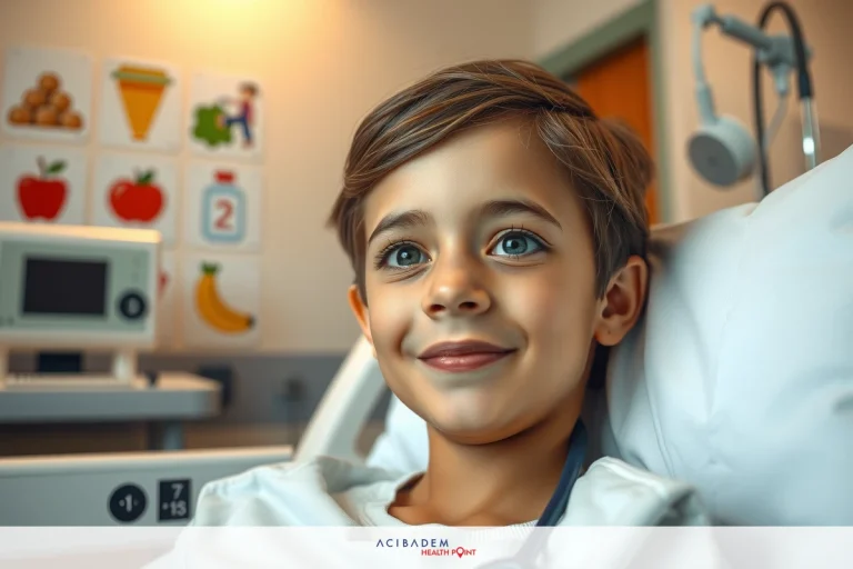 How Young Can You Be to Get LASIK Eye Surgery Smiling young boy sitting in hospital bed, wearing medical equipment with cheerful expression. Medical environment includes monitors and colorful educational posters.