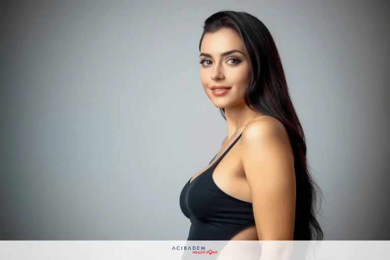 Woman wearing a black tank top. She has long brown hair and is smiling at the camera.