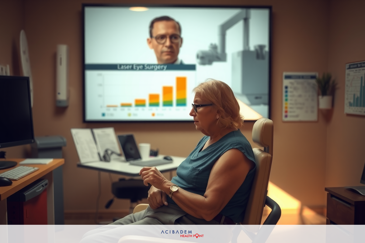 A young woman in a hospital setting, likely undergoing medical treatment.