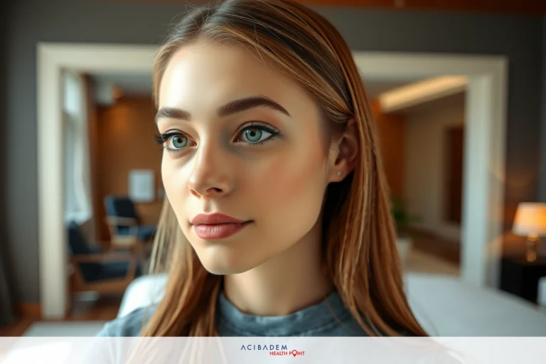 A woman with a confident smile looking towards the camera. She has long hair, is wearing makeup, and her expression suggests self-assuredness.