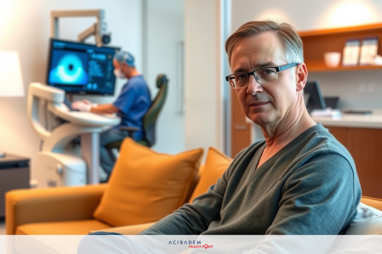 In the image, we see a man seated comfortably on a couch in an office setting. The man is casually dressed and appears relaxed, suggesting he might be discussing work or perhaps taking a break from his duties.