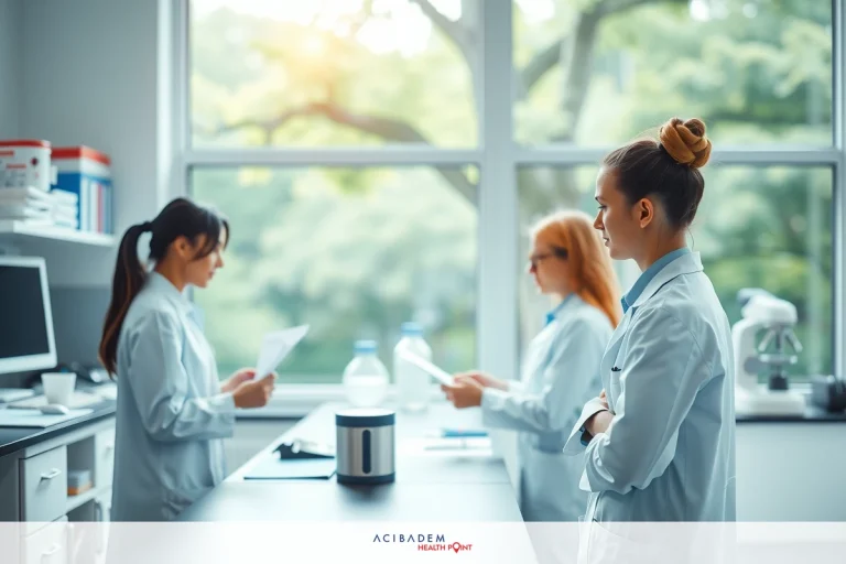 Car T-Cell Therapy: A New Era in Cancer Immunotherapy Three scientists in lab coats working on a research project. They are surrounded by equipment such as flasks, test tubes and microscope on a bench, suggesting they might be conducting experiments.