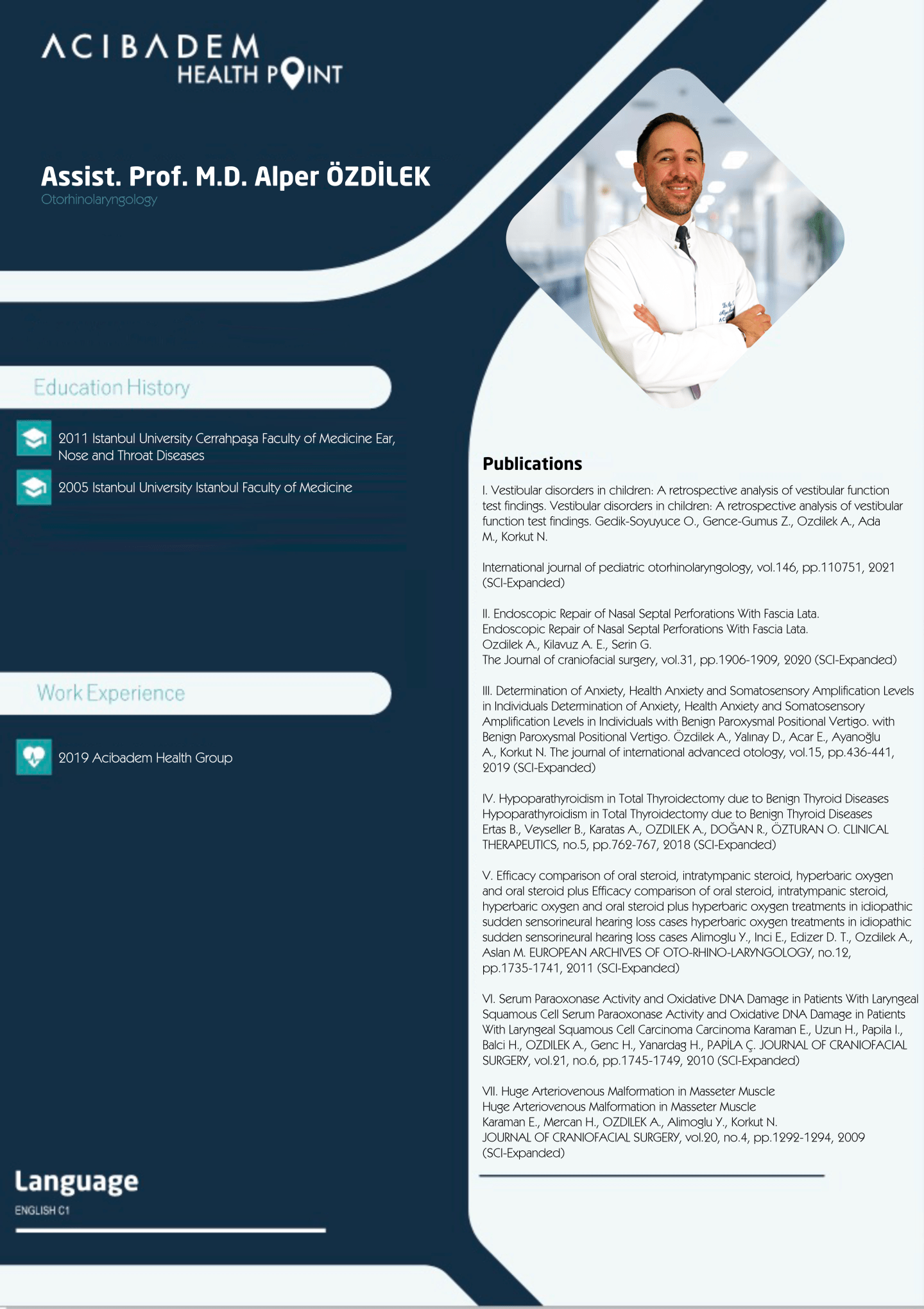 Alper ÖZDİLEK CV