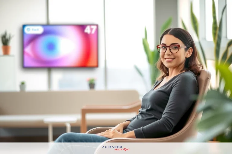 Heal Dry Cuticles Fast – Simple Care Guide A smiling woman with dark hair and glasses is seated comfortably in a modern office. The room has a warm ambiance with natural light coming through windows, and the woman's professional attire suggests she might be a business executive or consultant.