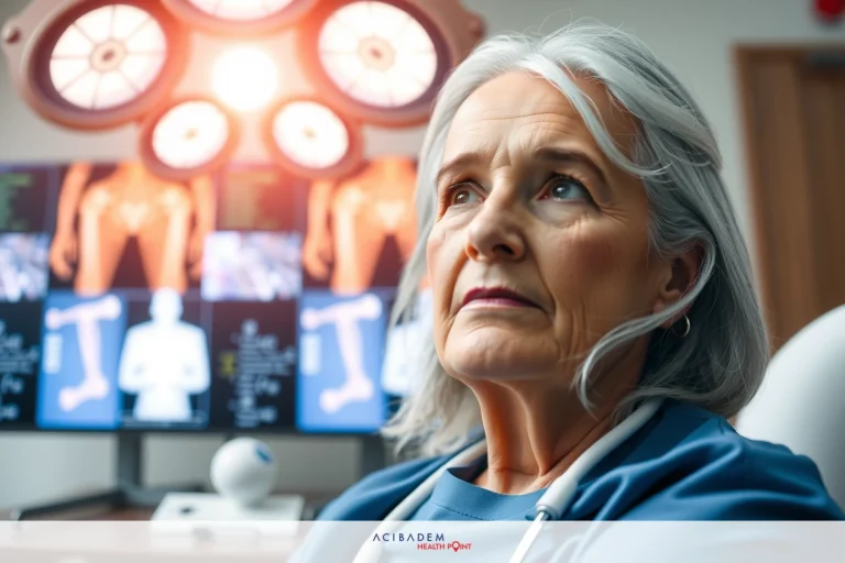 Inner Thigh Itching – Possible Reasons Explained The image depicts an older woman, likely a medical professional such as a nurse or doctor, in what appears to be a modern healthcare setting.