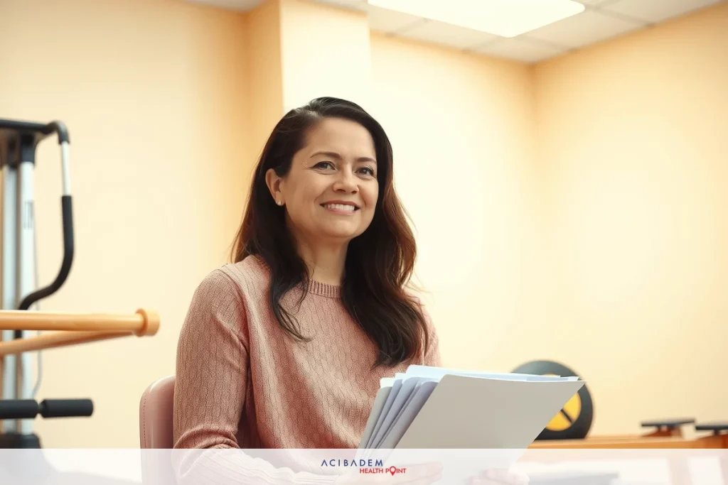 Leg Tingling: Signs You Should Visit a Doctor The image shows a woman sitting at a desk with papers spread out before her. She appears to be engaged in some form of work or study, possibly reviewing documents or doing research.