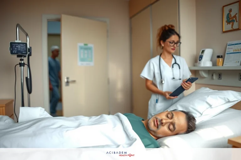 Red Eyelids Explained: Causes and Solutions The image depicts a hospital setting with a doctor and patient. The patient is in a bed, possibly just admitted or receiving medical attention. A nurse stands by the bedside, likely attending to the patient's needs. The environment suggests a clean, clinical atmosphere typical of healthcare facilities.