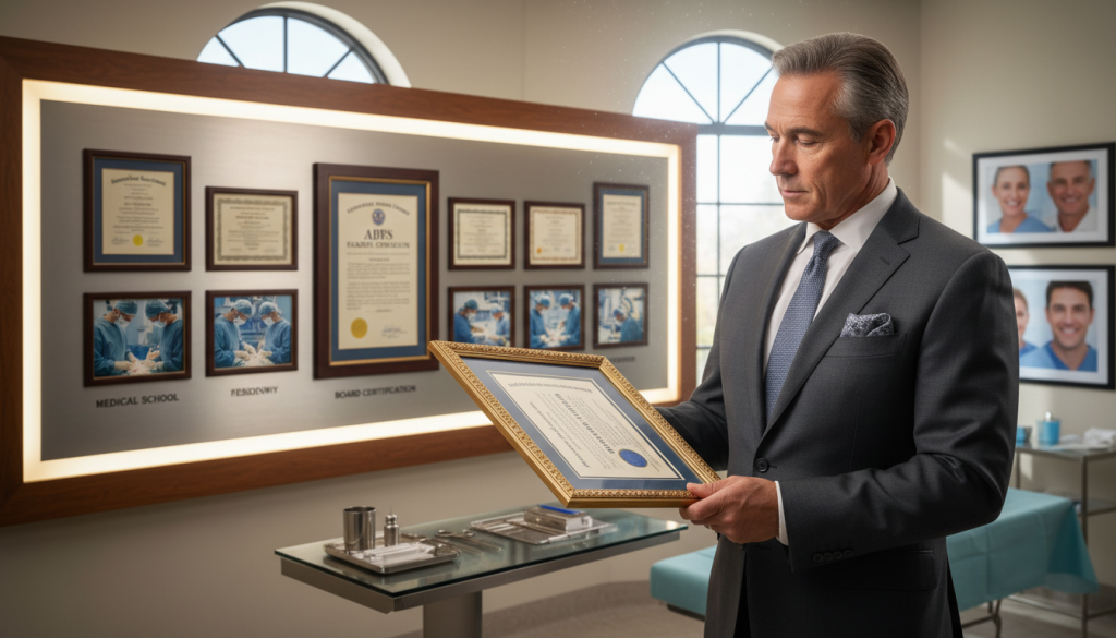American Board of Plastic Surgery qualifications