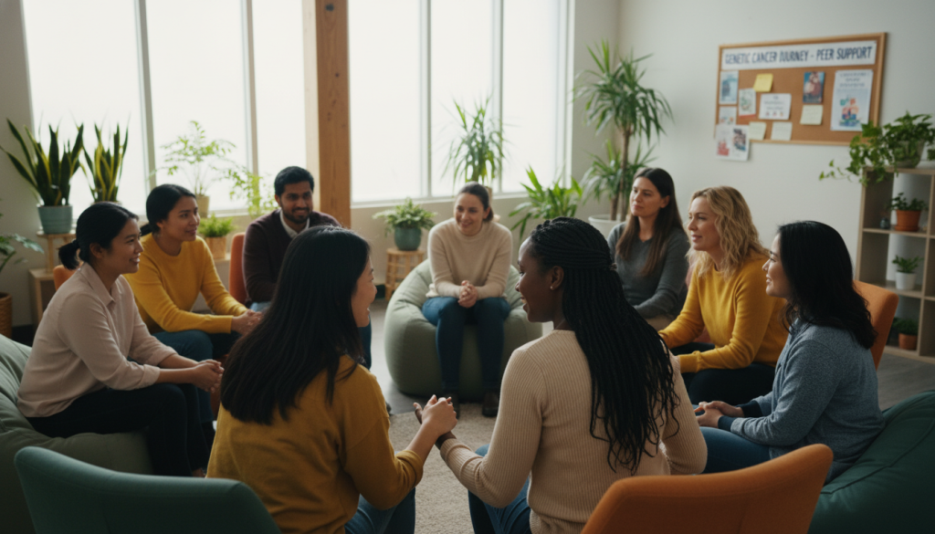 Community and peer support in the genetic cancer journey