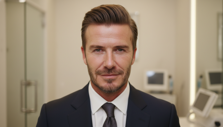 How David Beckham Inspired a New Generation of Hair Restoration David Beckham hair transplant