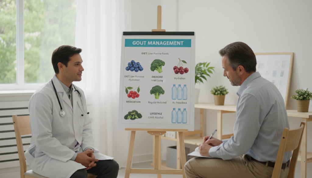 Gout prevention and managing a gout flare-up Gout prevention and managing a gout flare-up