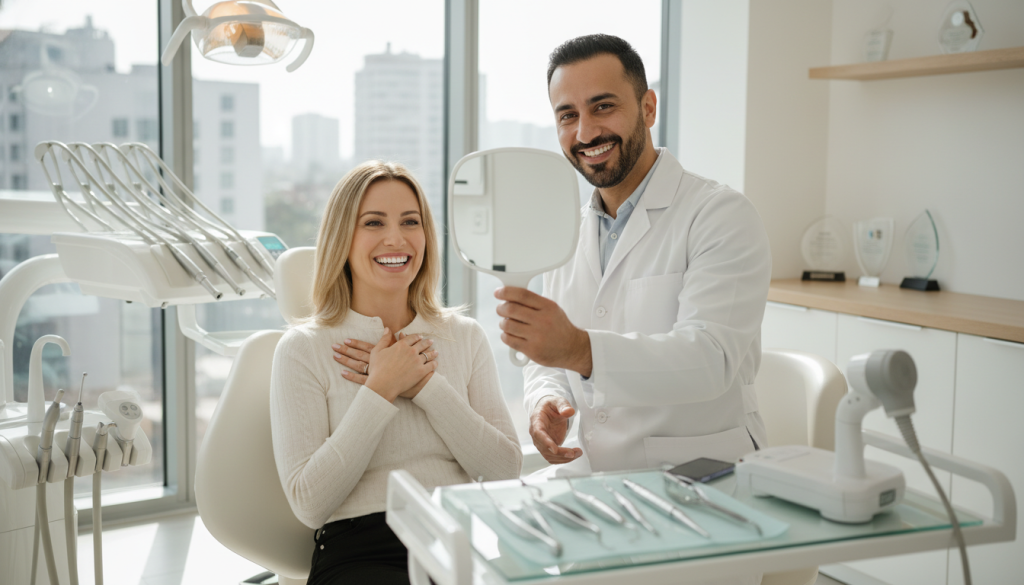 Hollywood smile makeover