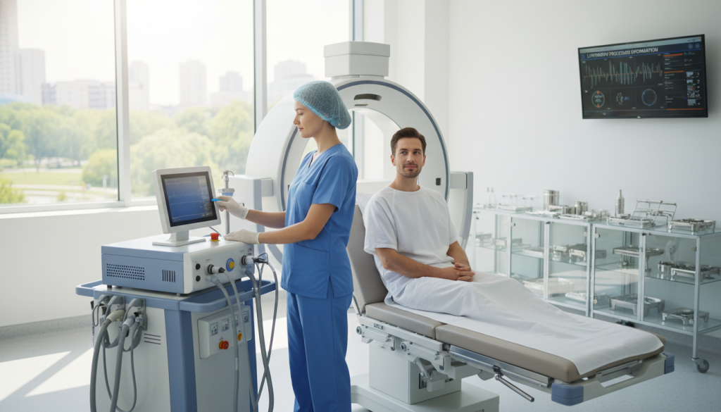 Preparing for a lithotripsy procedure