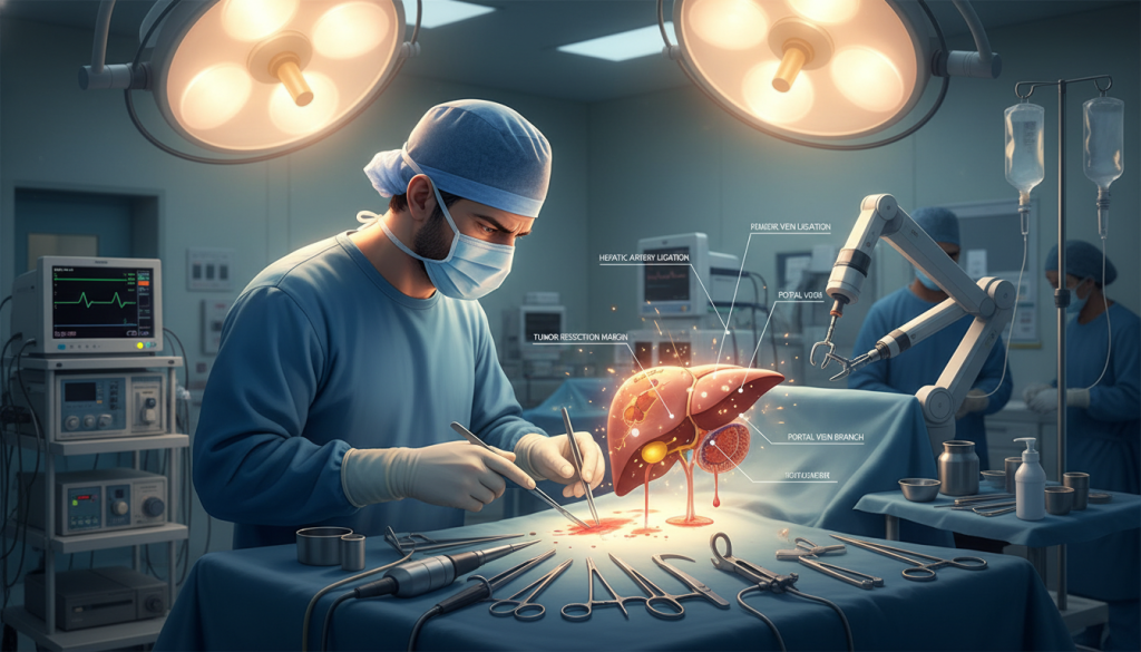 Surgical approaches for liver cancer treatment Surgical approaches for liver cancer treatment
