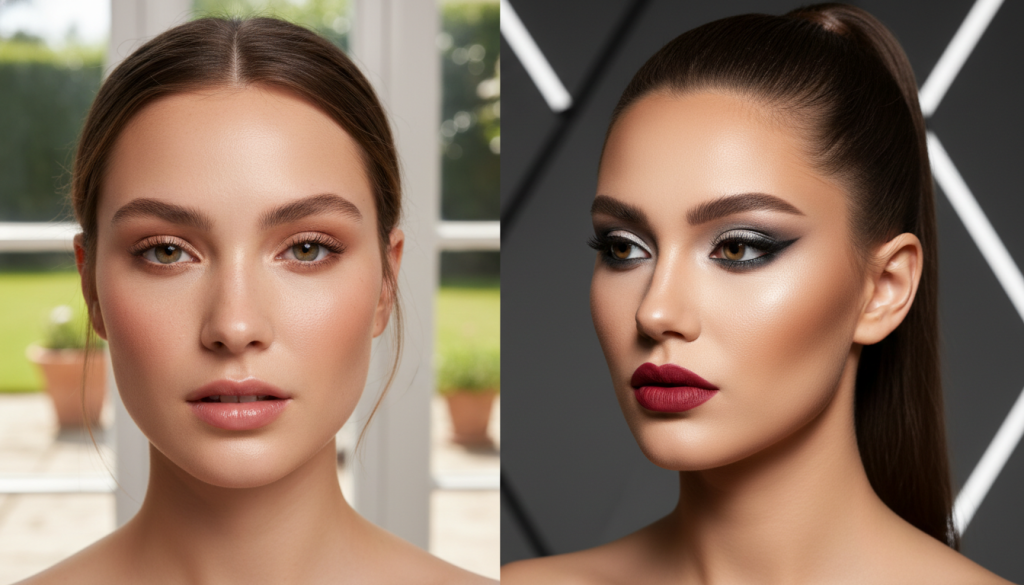 The impact of professional makeup and lighting on facial perception The impact of professional makeup and lighting on facial perception