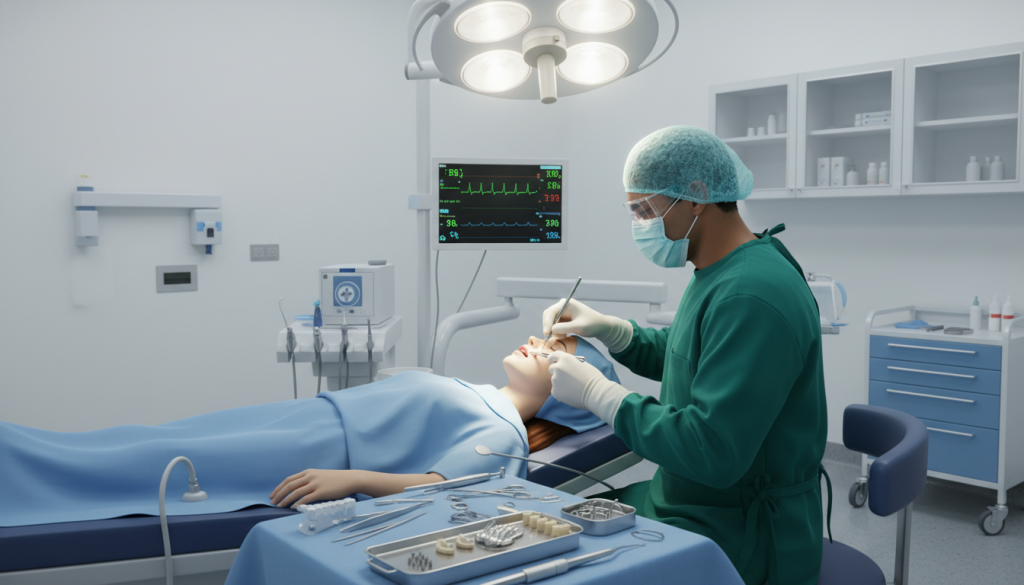 The reality of dental surgery and jaw reconstruction