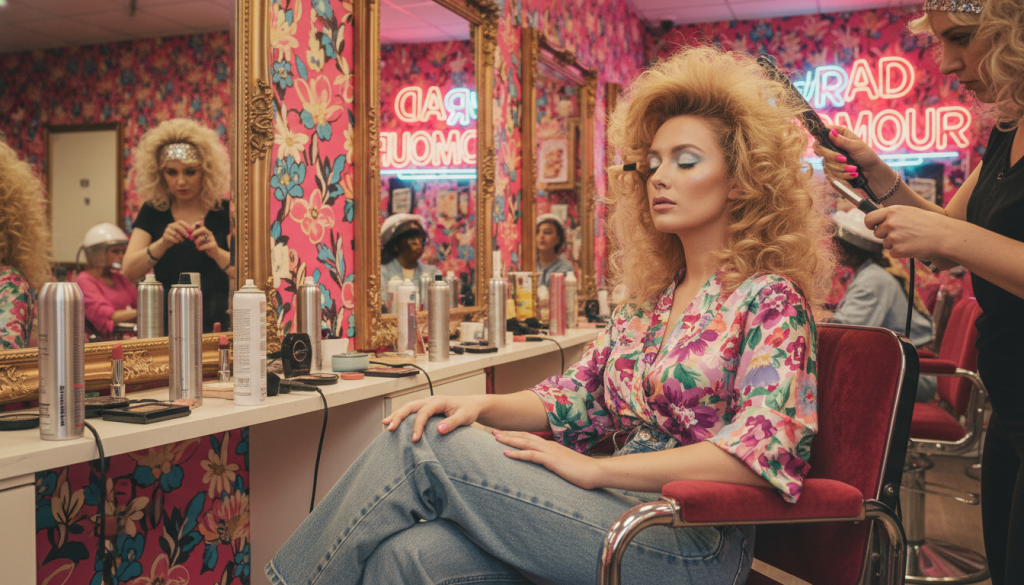The transition into the iconic 1980s look and aesthetic evolution