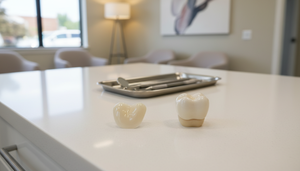 Veneers vs. Crowns Veneers vs. Crowns