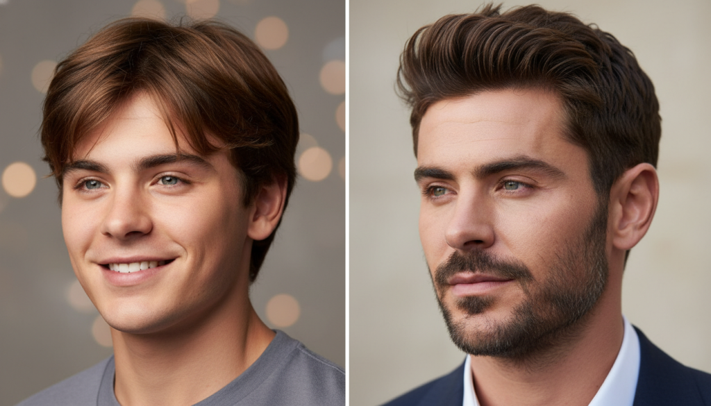 Zac Efron transformation