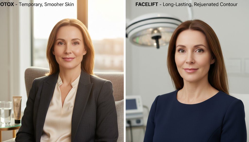 botox vs facelift botox vs facelift
