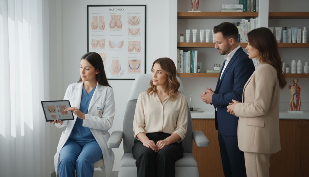 breast lift and breast reduction