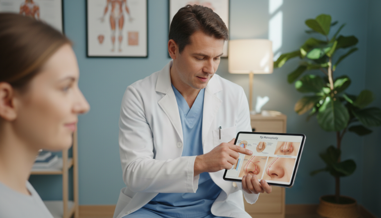 Downturned Nose Correction: Causes, Treatment Options and Recovery downturned nose correction