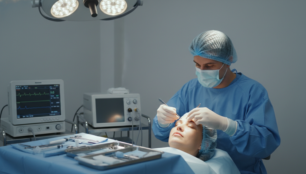 eyebrow lift surgery
