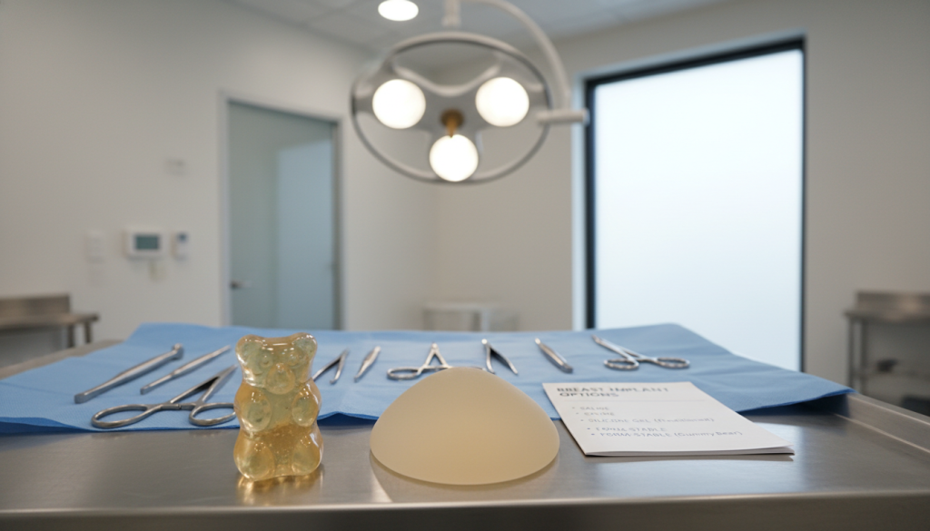 gummy bear implants and natural breast implants