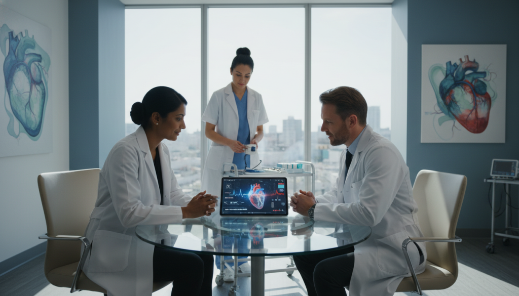 heart specialists at a heart hospital