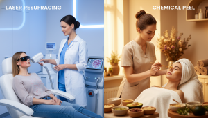 Laser Skin Resurfacing vs Chemical Peel Which Is Better laser skin resurfacing