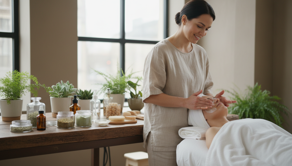 organic cosmetic treatments and sustainable beauty solutions