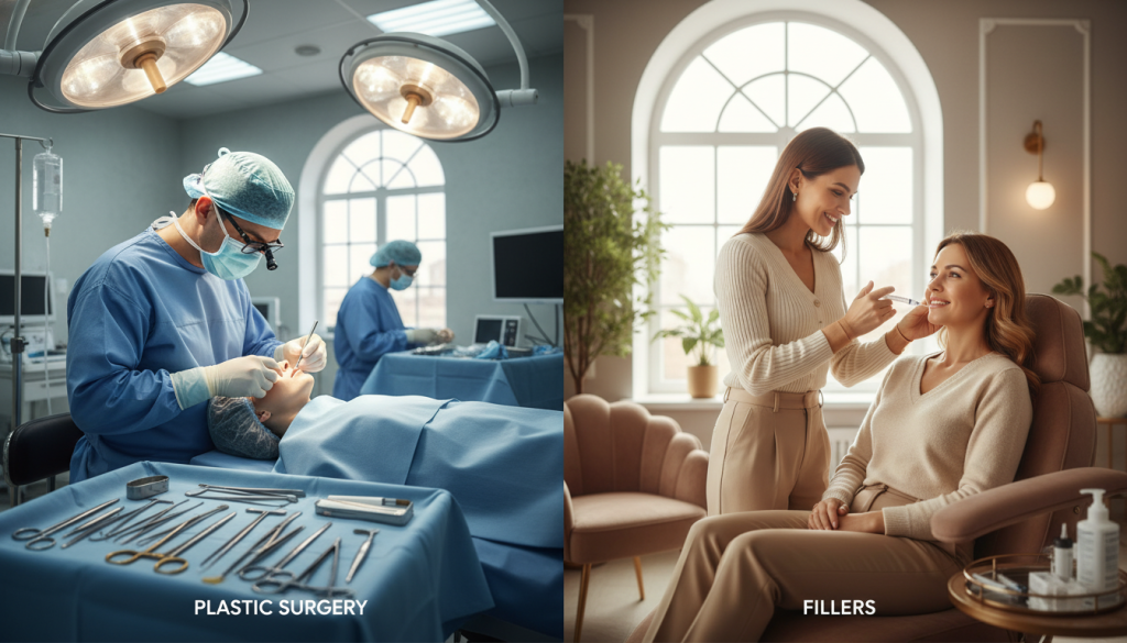 Plastic Surgery vs Non Surgical Treatments Which Lasts Longer plastic surgery vs fillers