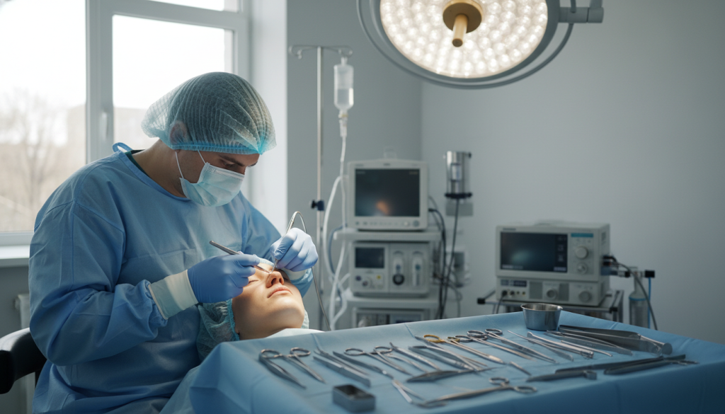 rhinoplasty surgery and facial contouring