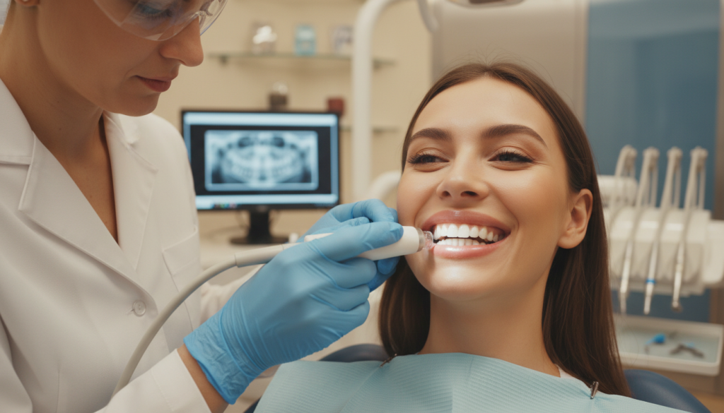 teeth whitening for a celebrity smile