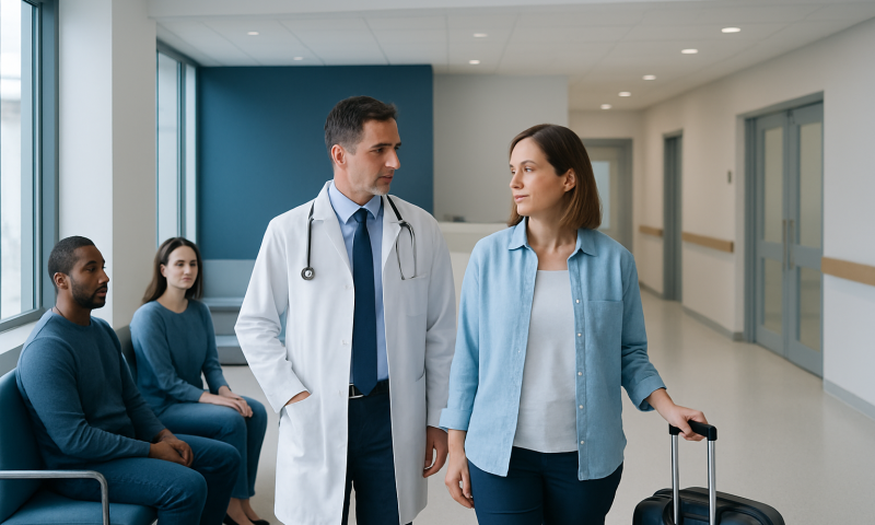 Before you book the ticket home, think in layers — can you fly after treatment