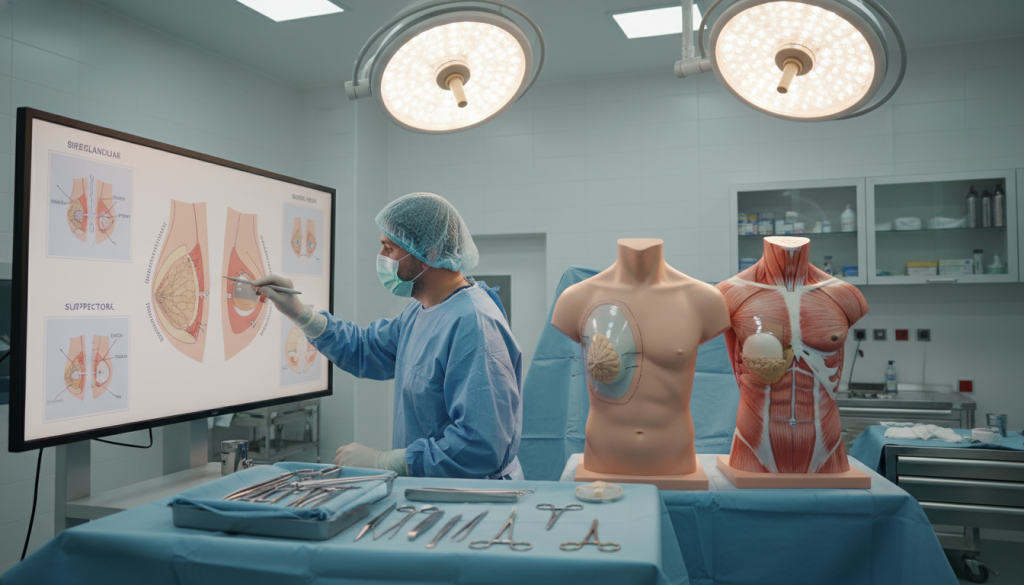 breast implant placement breast implant placement