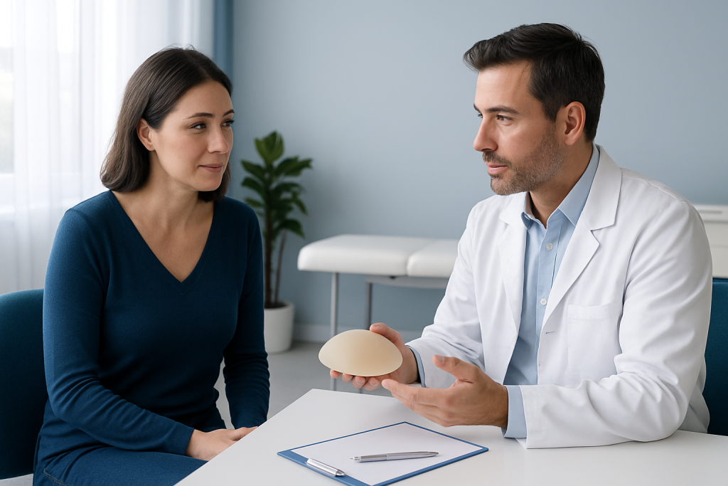 Causes and risk factors — breast lift with or without implants