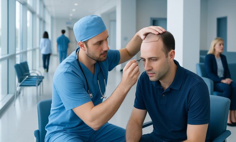Overview — hairline design before transplant surgery