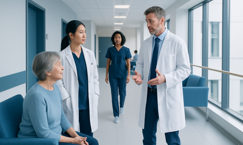 Overview — oncologists decide between curative and palliative treatment