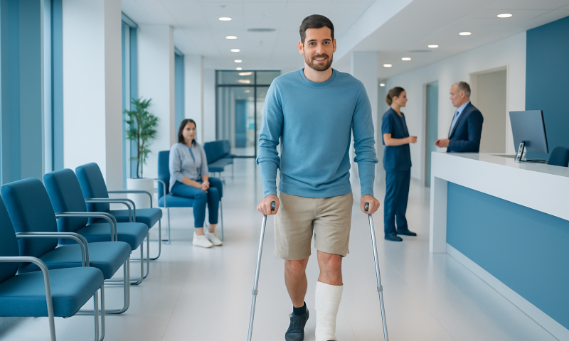 Overview — fly home in a cast or boot