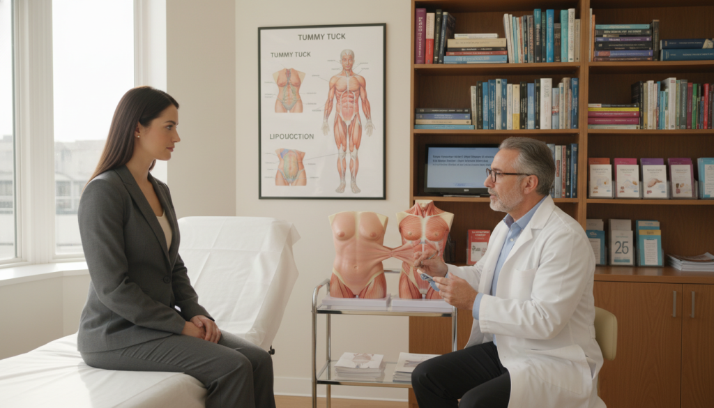 tummy tuck with liposuction