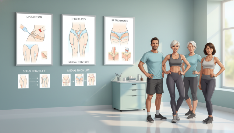 Types of Thigh Lifts: Surgical and Non-Surgical Contouring Options types of thigh lifts